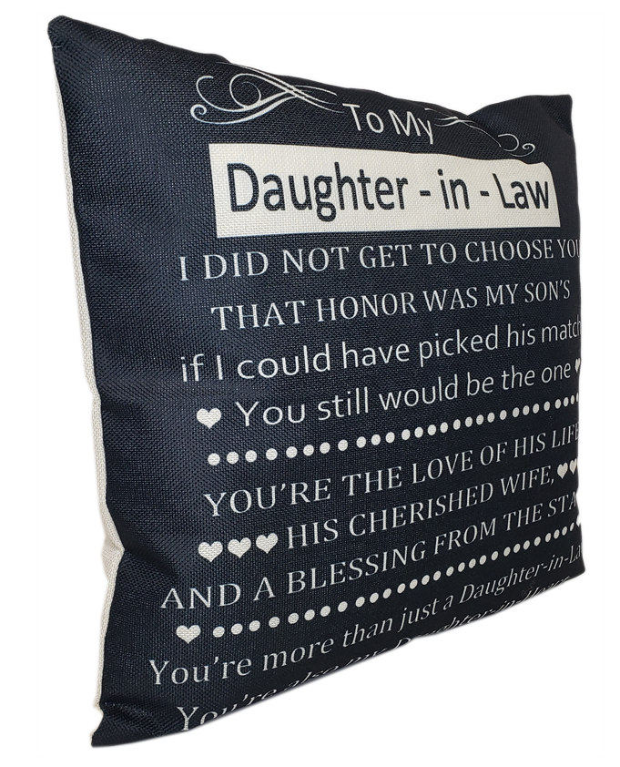 Daughter-In-Law Pillow - Unique Pillows - Send A Hug Daughter-In-Law Pillow - Unique Pillows - Send A Hug