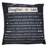 Daughter-In-Law Pillow - Unique Pillows - Send A Hug Daughter-In-Law Pillow - Unique Pillows - Send A Hug
