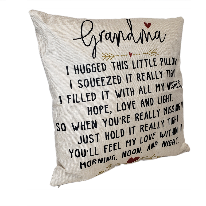 Grandma Pillow - Unique Pillows - Send A Hug Grandma Pillow - Unique Pillows - Send A Hug