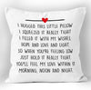 I Hugged This Little Pillow... - Unique Pillows - Send A Hug I Hugged This Little Pillow... - Unique Pillows - Send A Hug