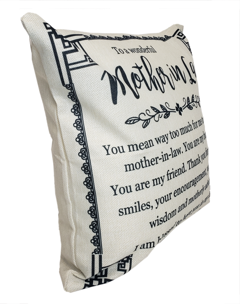 Mother-in-Law Pillow - Unique Pillows - Send A Hug Mother-in-Law Pillow - Unique Pillows - Send A Hug