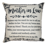 Mother-in-Law Pillow - Unique Pillows - Send A Hug Mother-in-Law Pillow - Unique Pillows - Send A Hug