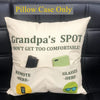 Grandpa's Spot Pillow - Unique Pillows - Send A Hug Grandpa's Spot Pillow - Unique Pillows - Send A Hug