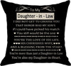 Daughter-In-Law Pillow - Unique Pillows - Send A Hug Daughter-In-Law Pillow - Unique Pillows - Send A Hug