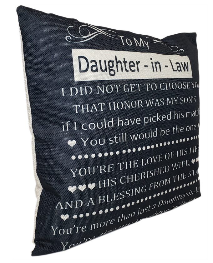 Daughter-In-Law Pillow - Unique Pillows - Send A Hug