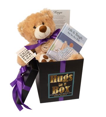 Hang in there Hugs Box - Unique Ready To Ship Hugs Package - Send A Hug