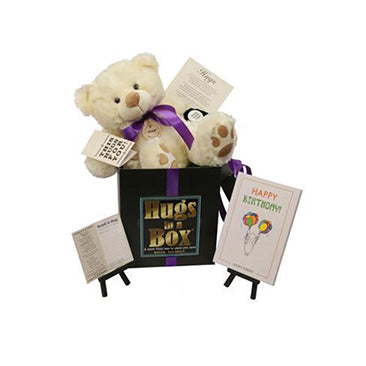 Happy Birthday Hugs Box - Unique Ready To Ship Hugs Package - Send A Hug
