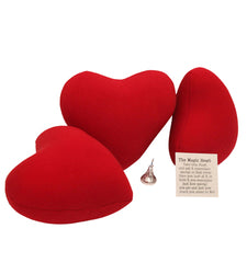 A red cushy pillow heart - Unique Keepsakes - Send A Hug