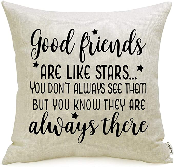Good Friends Are Like Stars Pillow - Unique Pillows - Send A Hug
