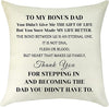 My Bonus Dad Pillow - Unique Pillows - Send A Hug