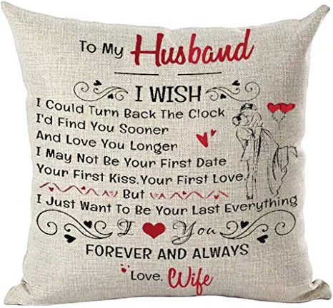 Husband pillows top